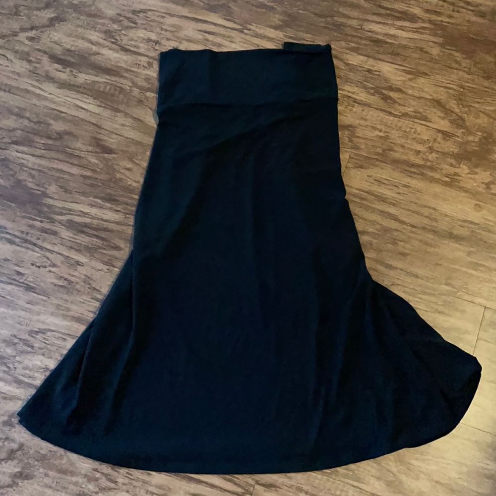 LLR solid black Azure skirt